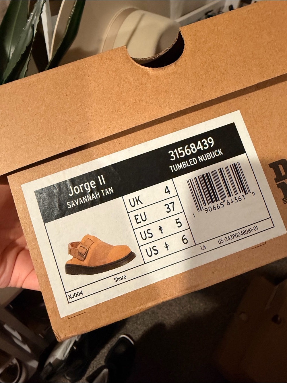 Dr.Martens Jorge II Mule Savannah Tan Nubuck US 6